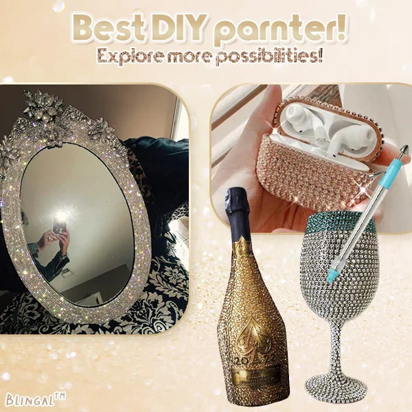 Bolígrafo para bordar con diamantes Blingal™Kit Incluye Lapicero